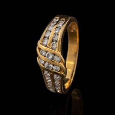 Pre-Owned Channel Set Diamond Band in 18K
