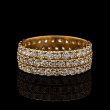Pre-Owned Moissanite Wedding Band in 14K
