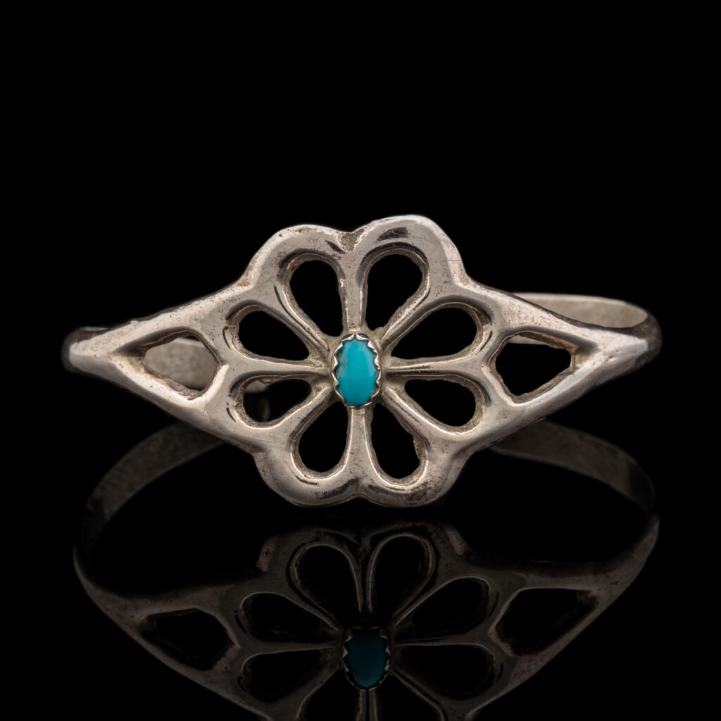 Pre-Owned Turquoise Baby Cuff Bracelet