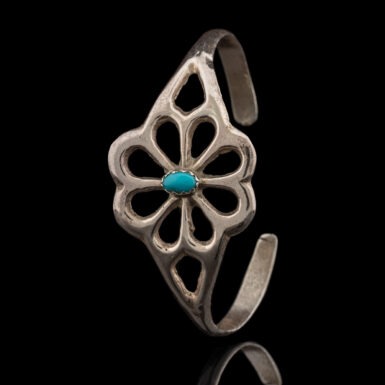 Pre-Owned Turquoise Baby Cuff Bracelet