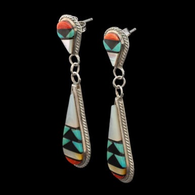 RLB Zuni Pre-owned Pendant Earrings in Sterling