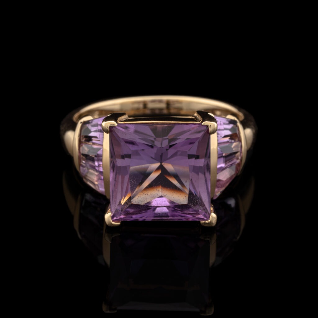Pre-Owned Amethyst Ring in 14K