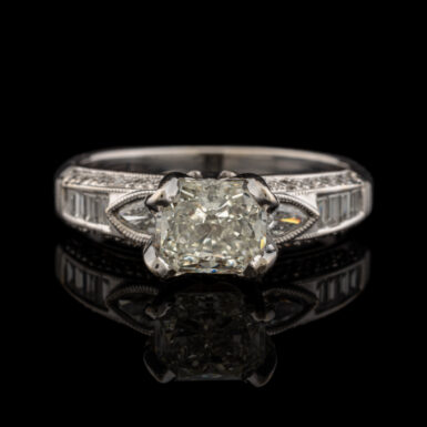Pre-Owned 2.70 Carat tw Diamond Ring in 18K White Gold