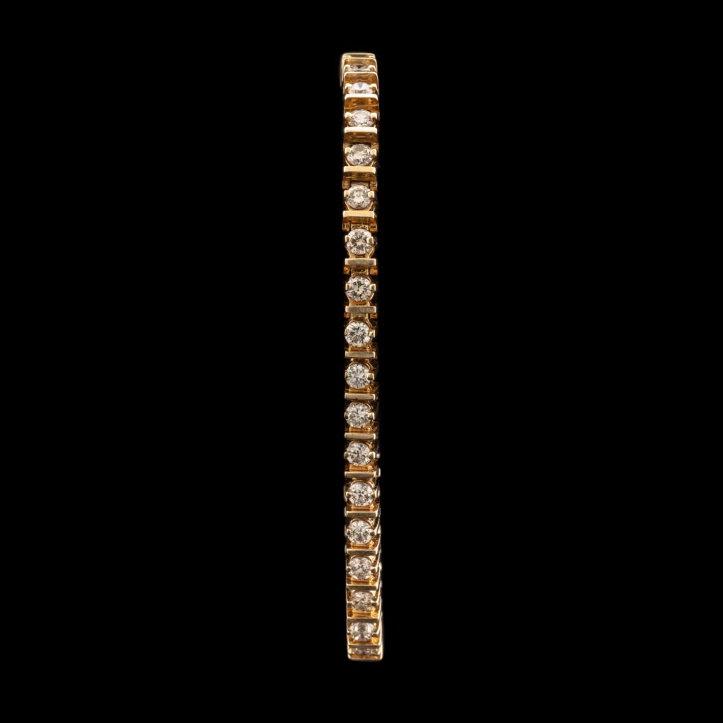 Pre-Owned 5.0 Carat tw Diamond Tennis Bracelet in 14K