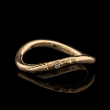 Pre-Owned Curved Diamond Band in 14K