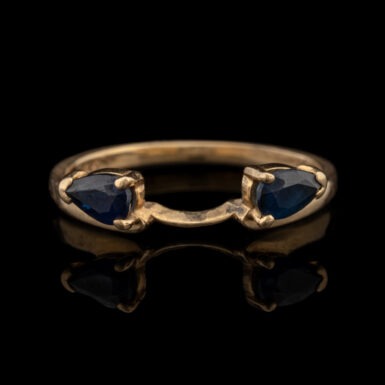 Pre-Owned Sapphire Ring Wrap in 14K