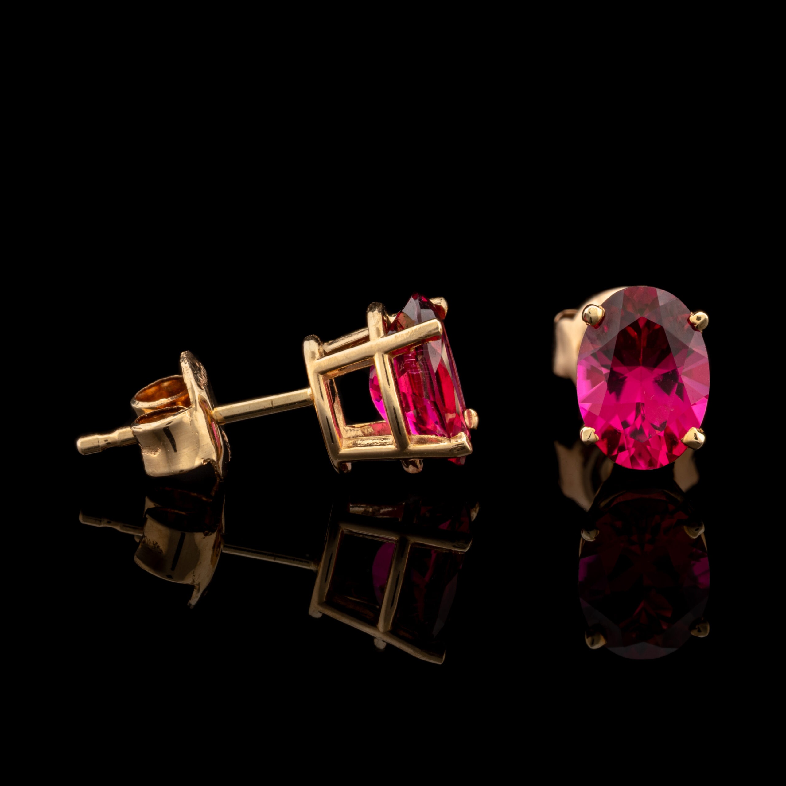 Pre-Owned 2.0 Carat tw Pink Tourmaline Earrings in 14K