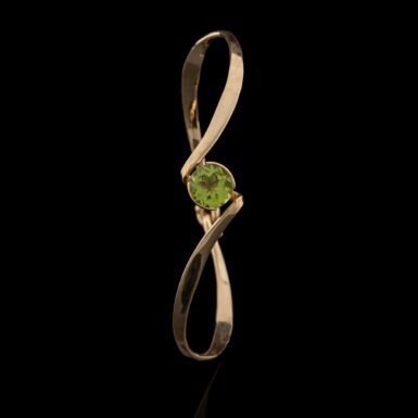 Pre-Owned Peridot Bypass Bracelet in 14K