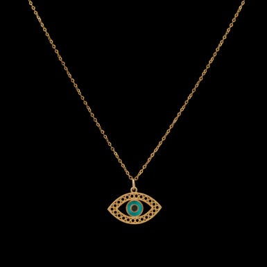 Pre-Owned Nazar Pendant in 14K