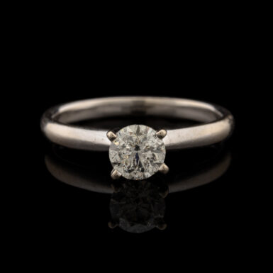 Pre-Owned Diamond Solitaire in 14K White Gold