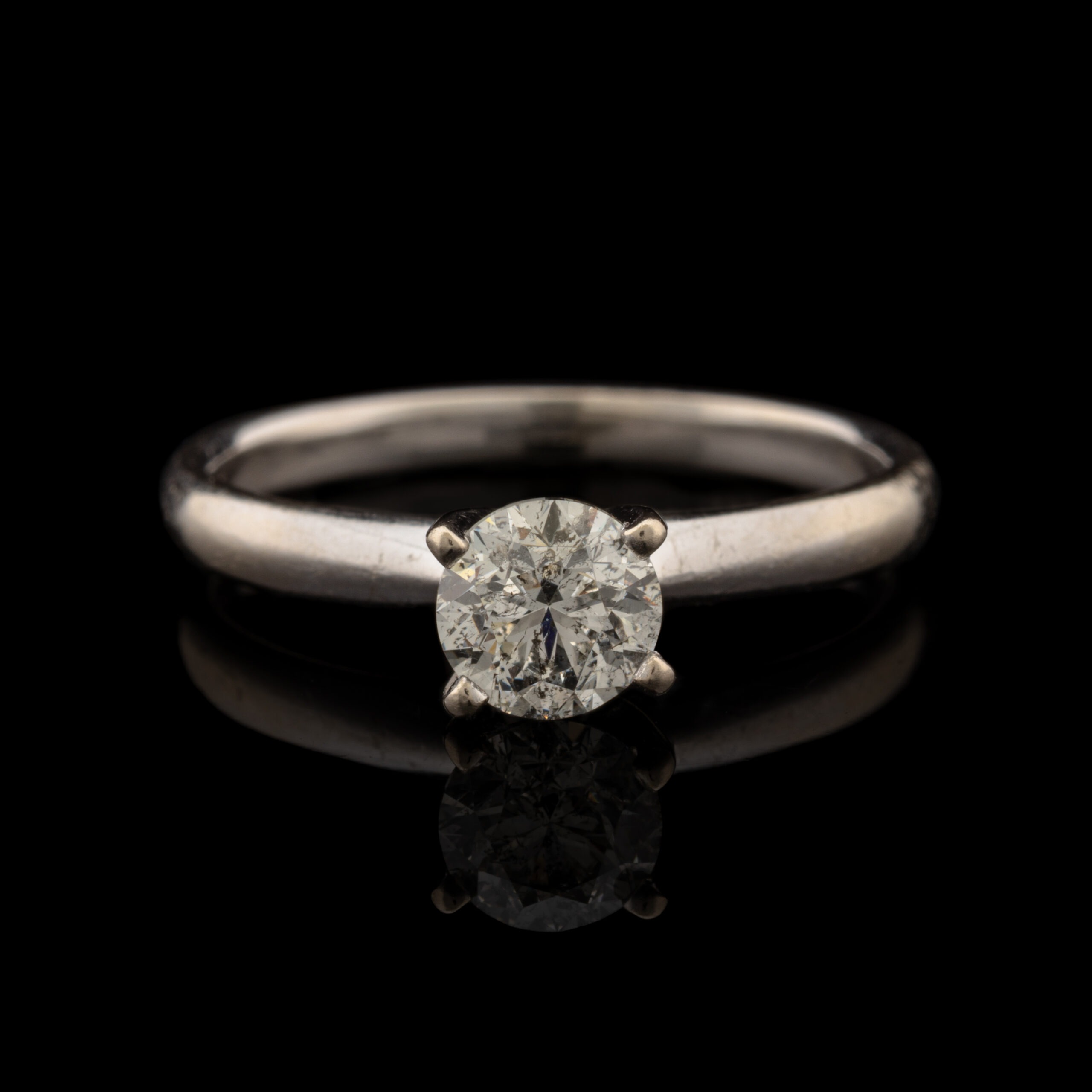 Pre-Owned Diamond Solitaire in 14K White Gold
