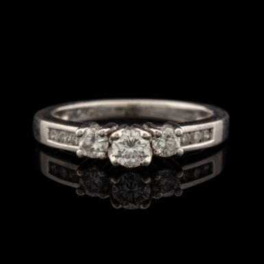 Pre-Owned Diamond Engagement Ring in 14K White Gold