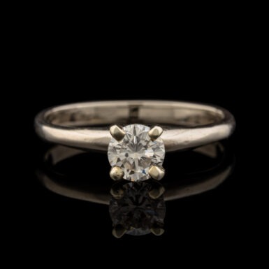 Pre-Owned .45 Carat Diamond Ring in 14K White Gold