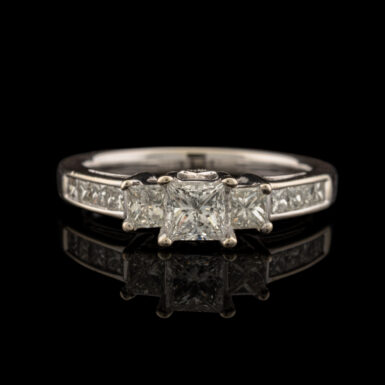 Pre-Owned Diamond Engagement Ring in 14K White Gold