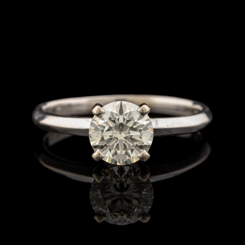 Pre-Owned 1.16 Carat Diamond Ring in 14K White Gold