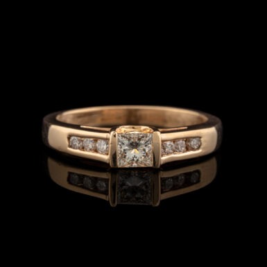 Pre-Owned Princess Cut Diamond Ring in 14K