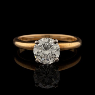 Pre-Owned 1.10 Carat Diamond Solitaire Ring in 18K