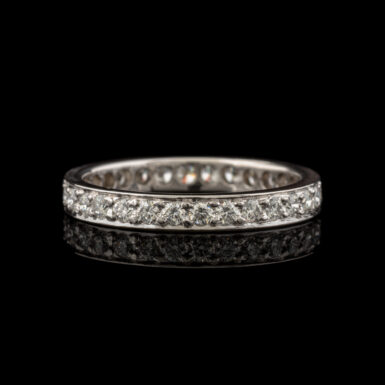 Pre-Owned Diamond Eternity Band in Platinum