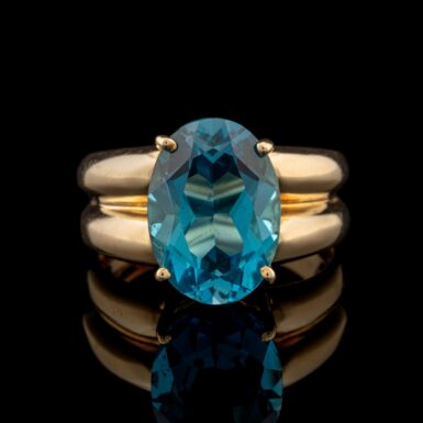 Pre-Owned London Blue Topaz Ring in 10K
