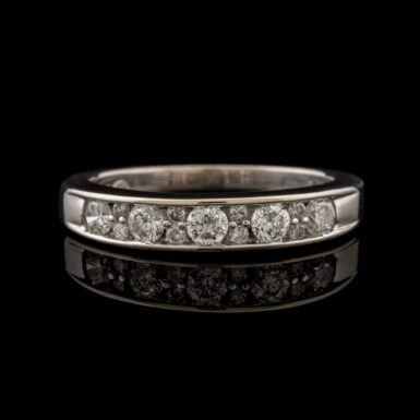 Pre-Owned Diamond Band in 14K White Gold