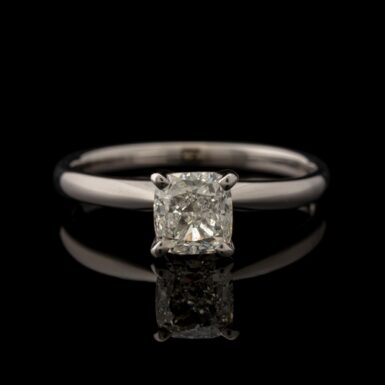 Pre-Owned 1.01 Carat Diamond Ring in 14K White Gold
