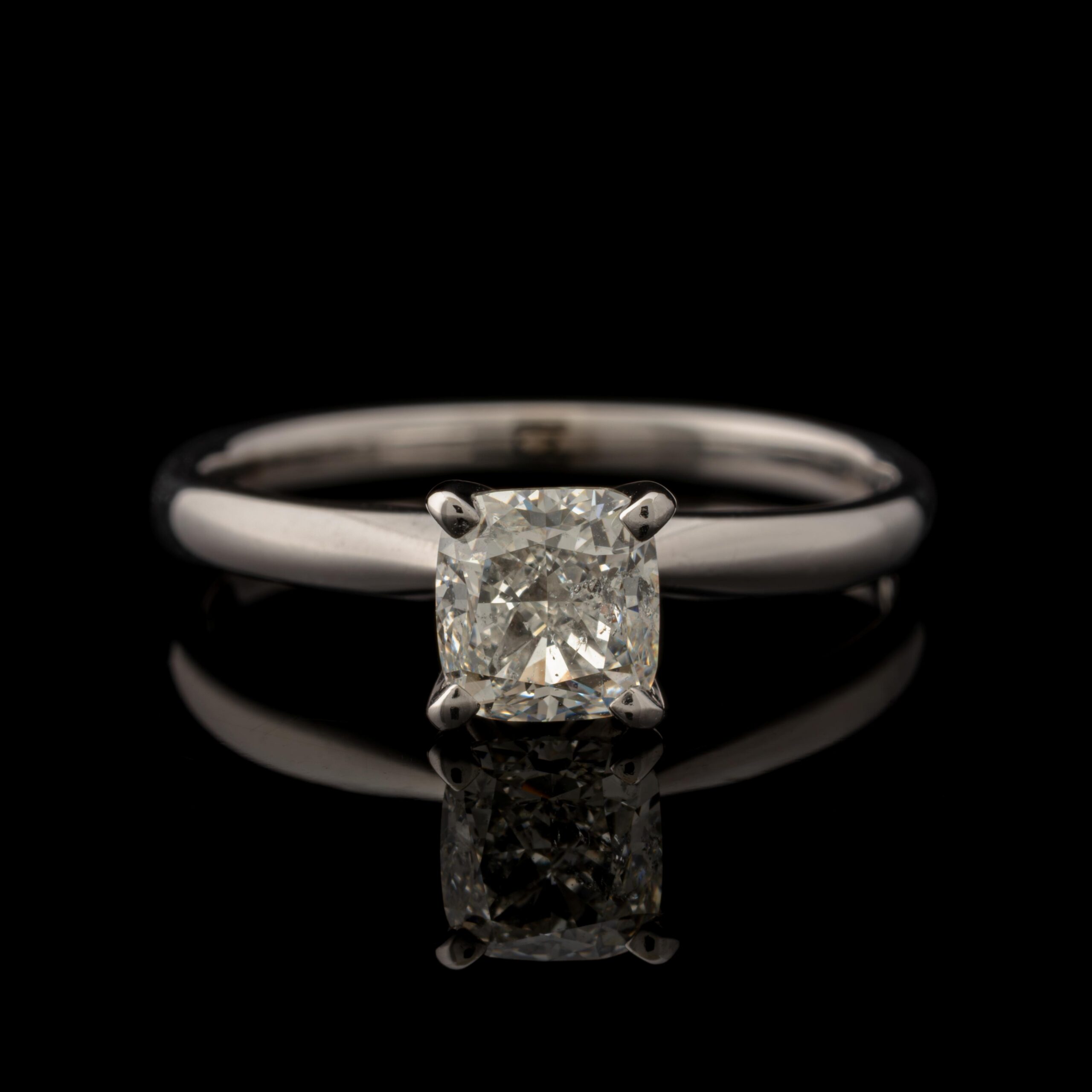 Pre-Owned 1.01 Carat Diamond Ring in 14K White Gold