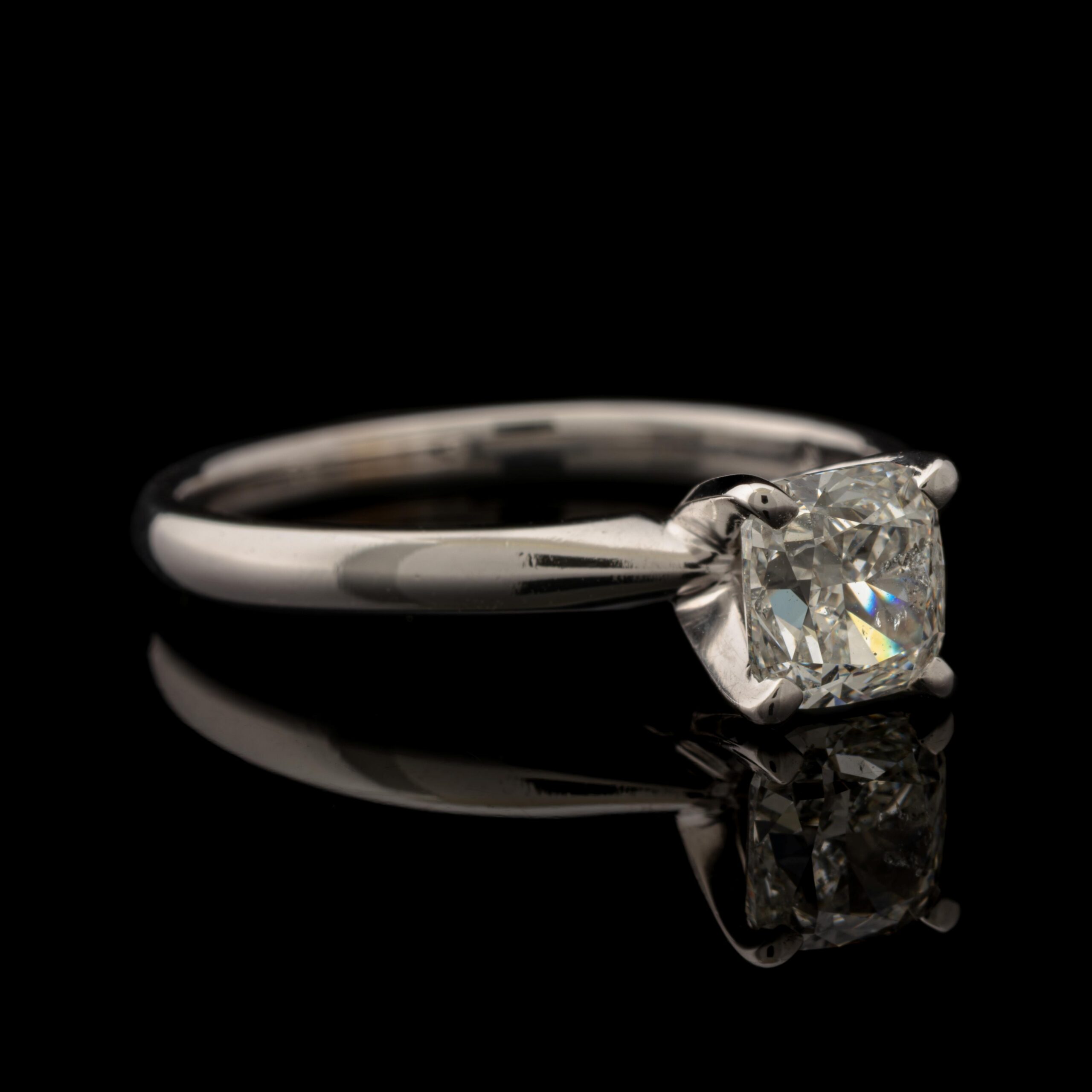 Pre-Owned 1.01 Carat Diamond Ring in 14K White Gold