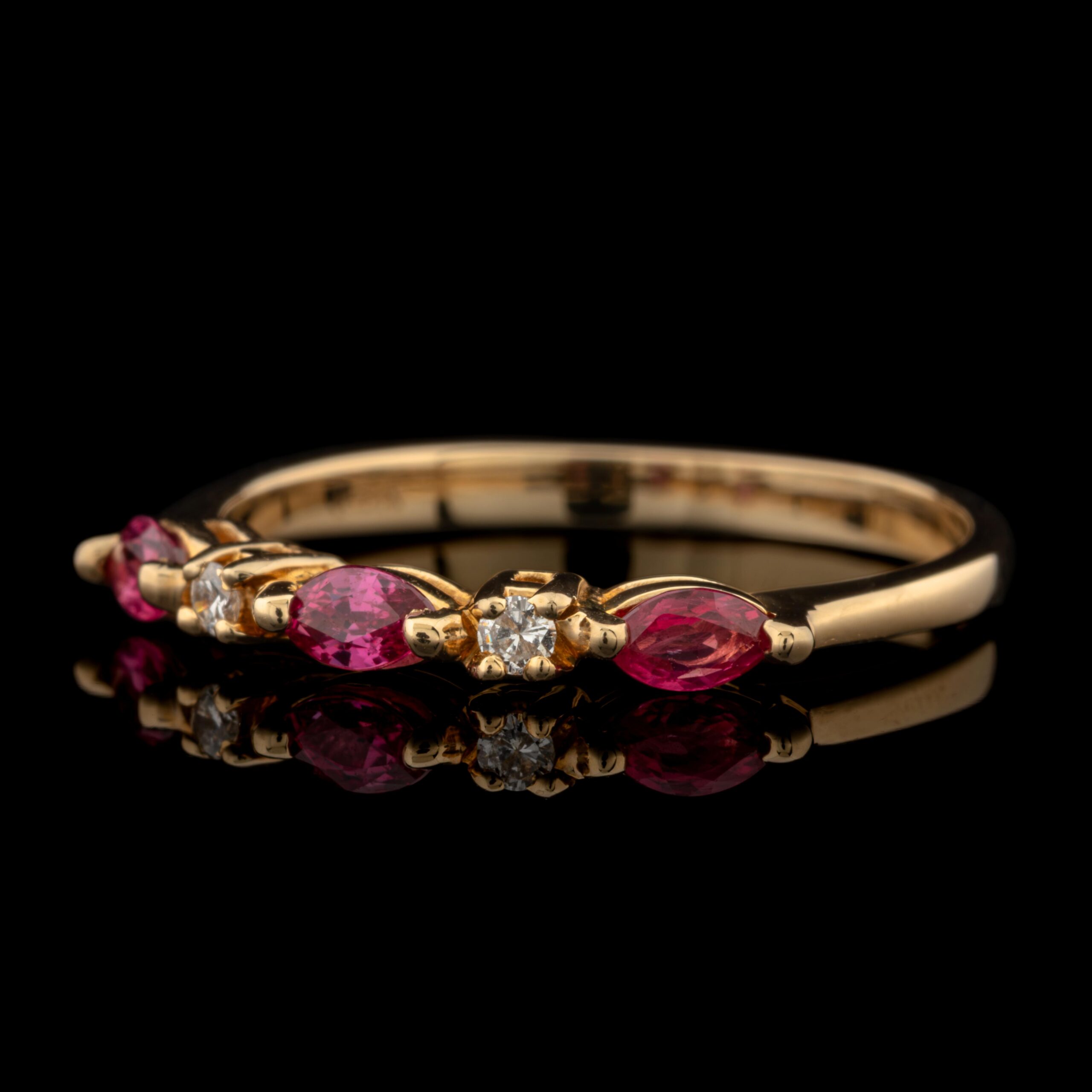 Pre-Owned Amethyst & Diamond Ring in 14K Rose Gold