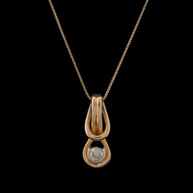 Pre-Owned Diamond Pendant in 14K