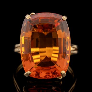 Pre-Owned Citrine Ring in 14K Yellow Gold