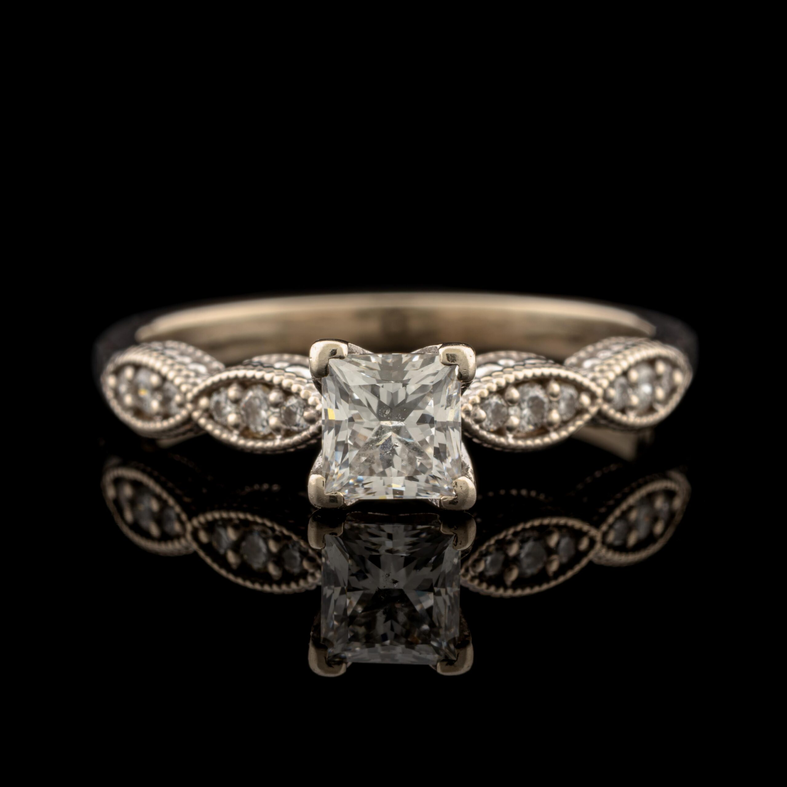 Pre-Owned Diamond Ring in 14K White Gold