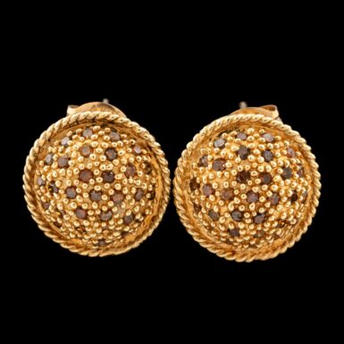 Pre-Owned Desert Diamond Earrings in 14K