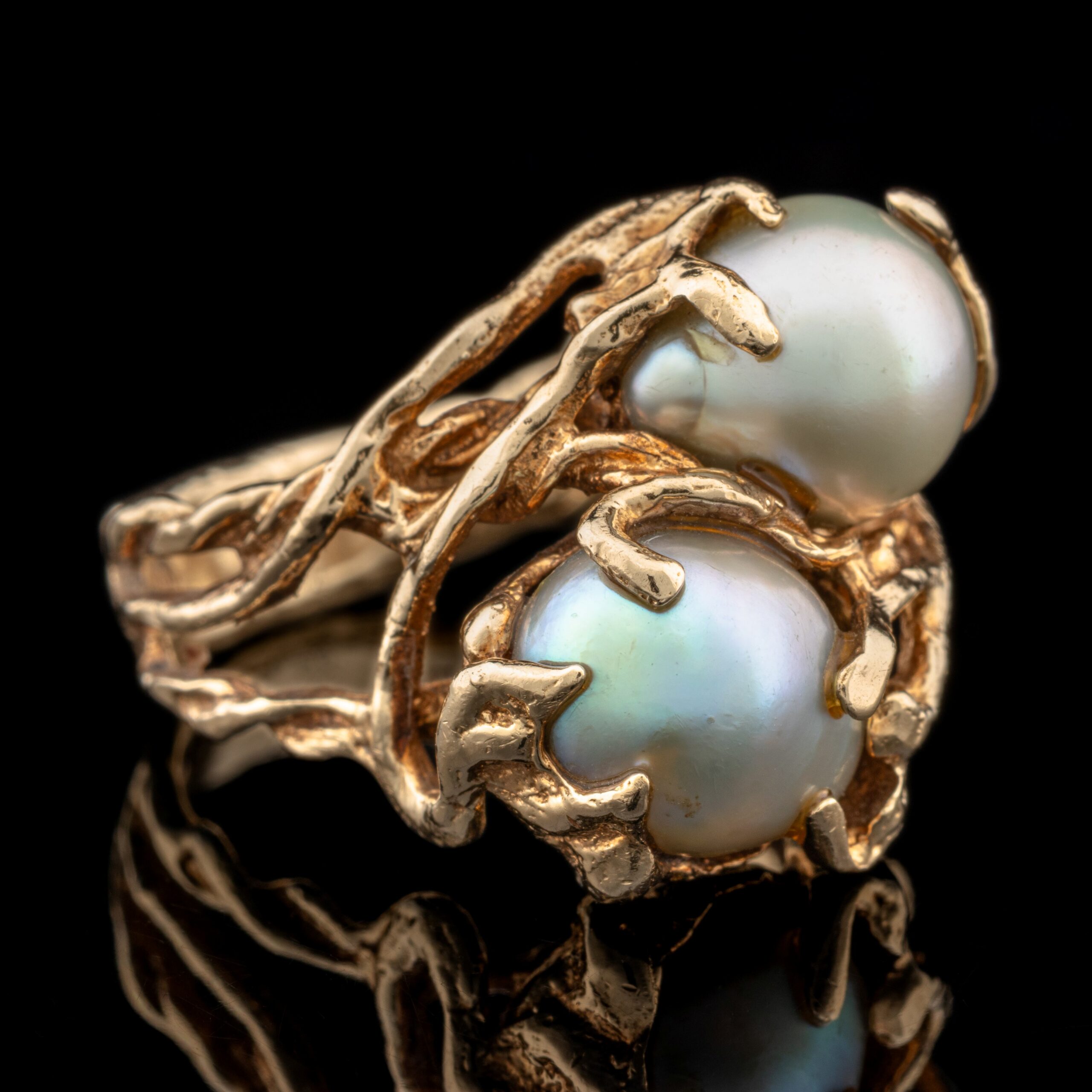 Pre-Owned Tahitian Pearl Ring in 14K