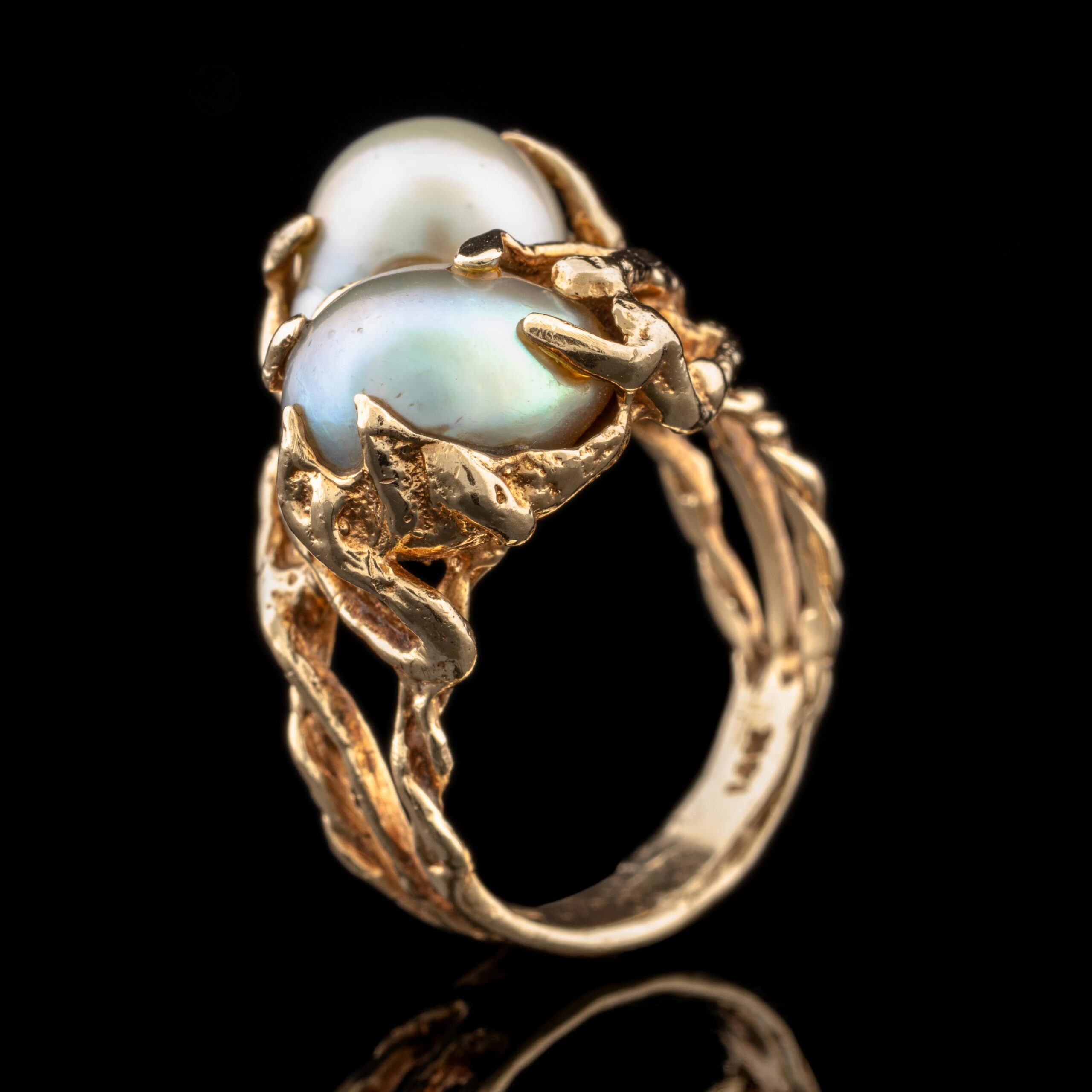 Pre-Owned Tahitian Pearl Ring in 14K