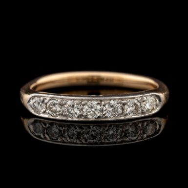 Vintage Diamond Band in 14K